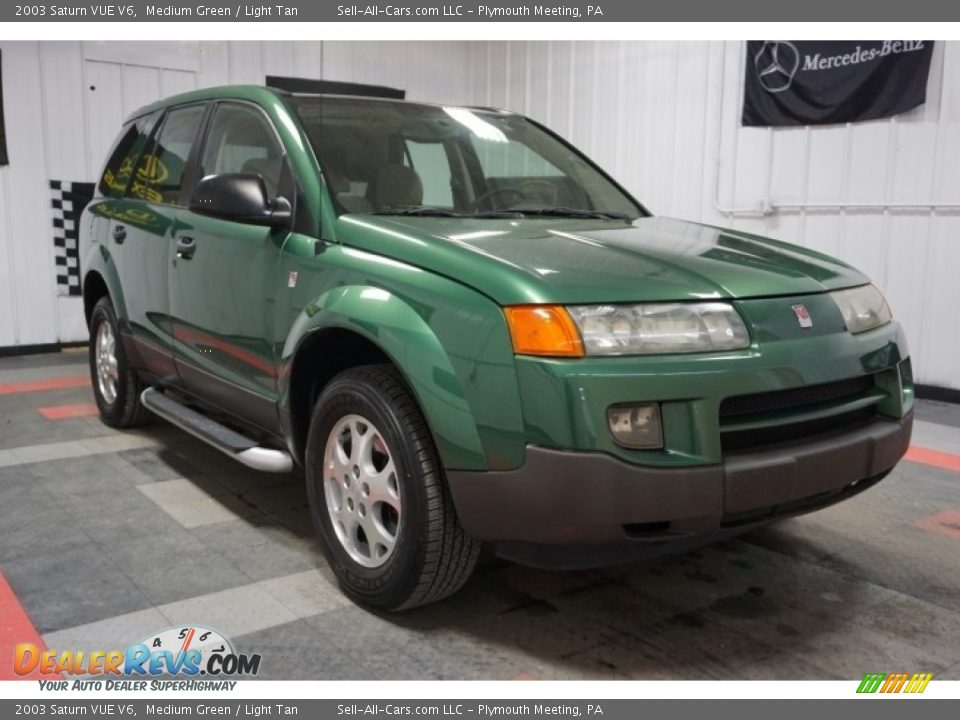2003 Saturn VUE V6 Medium Green / Light Tan Photo #5