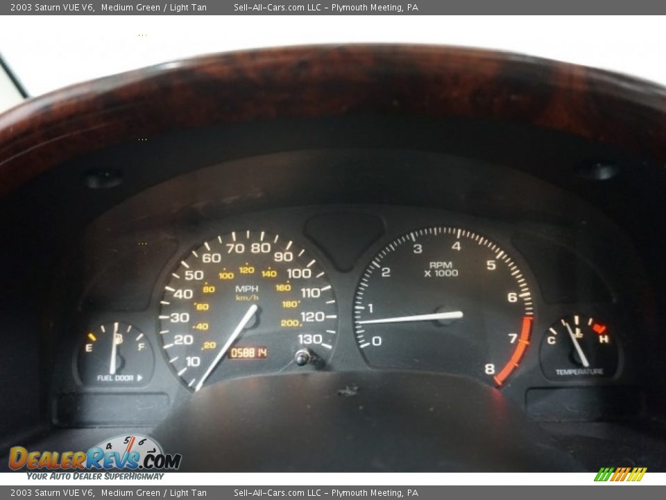 2003 Saturn VUE V6 Medium Green / Light Tan Photo #31