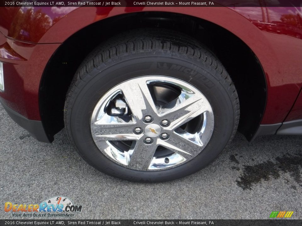 2016 Chevrolet Equinox LT AWD Siren Red Tintcoat / Jet Black Photo #3