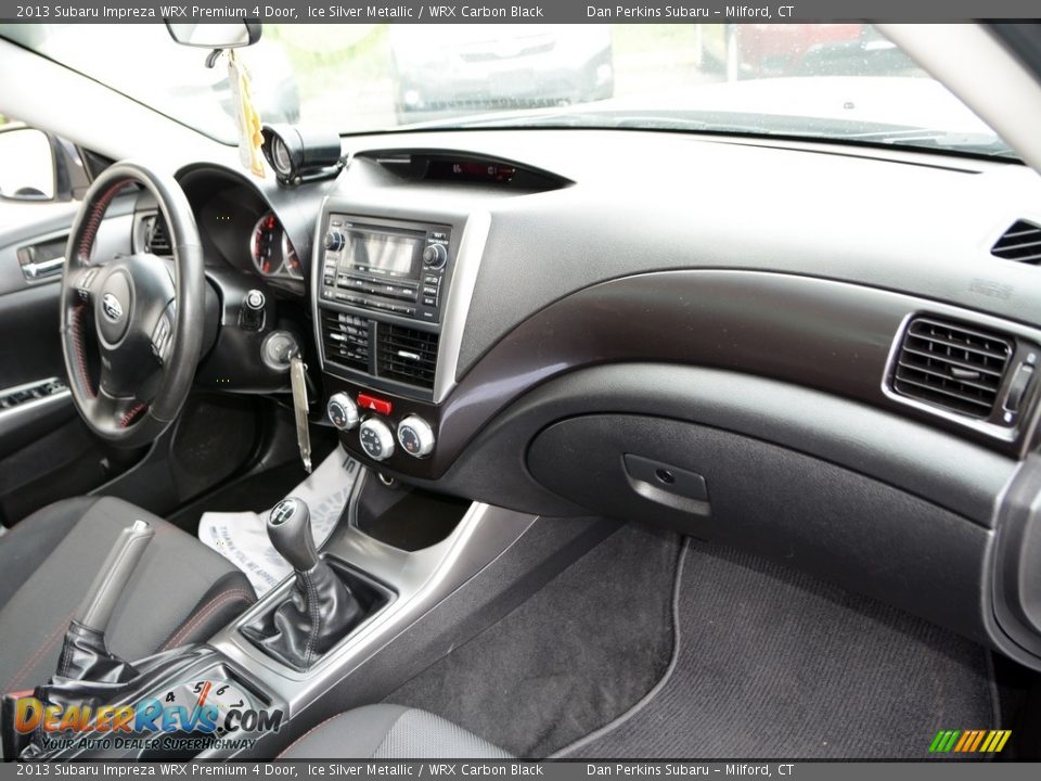 2013 Subaru Impreza WRX Premium 4 Door Ice Silver Metallic / WRX Carbon Black Photo #5