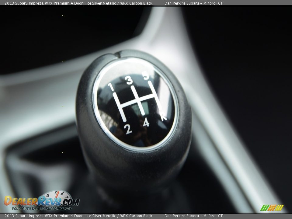 2013 Subaru Impreza WRX Premium 4 Door Ice Silver Metallic / WRX Carbon Black Photo #14
