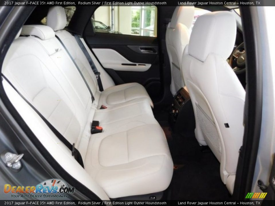 2017 Jaguar F-PACE 35t AWD First Edition Rodium Silver / First Edition Light Oyster Houndstooth Photo #5