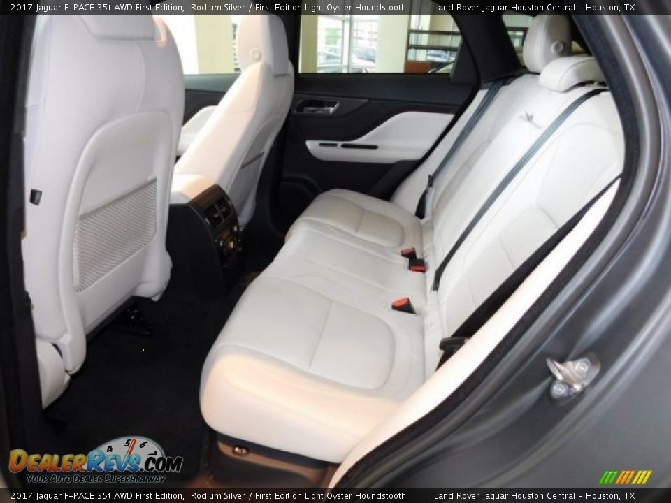 Rear Seat of 2017 Jaguar F-PACE 35t AWD First Edition Photo #8