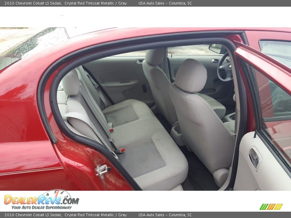 2010 Chevrolet Cobalt LS Sedan Crystal Red Tintcoat Metallic / Gray Photo #12