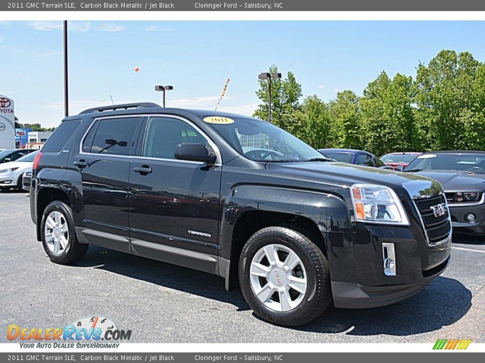 2011 GMC Terrain SLE Carbon Black Metallic / Jet Black Photo #1