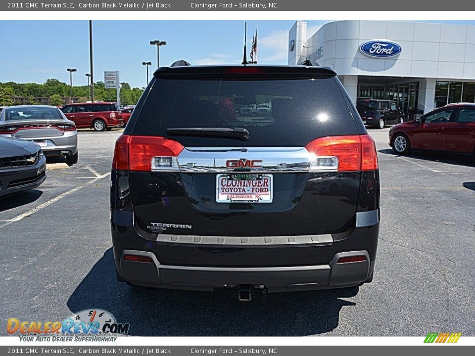 2011 GMC Terrain SLE Carbon Black Metallic / Jet Black Photo #4