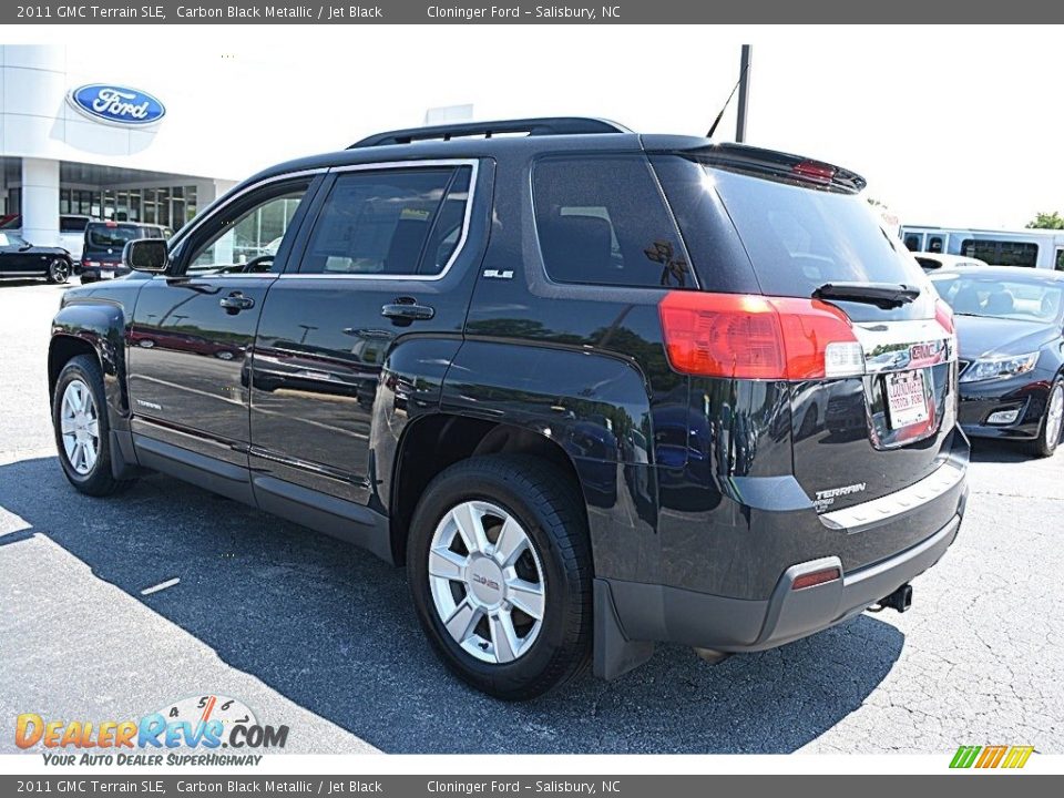 2011 GMC Terrain SLE Carbon Black Metallic / Jet Black Photo #5