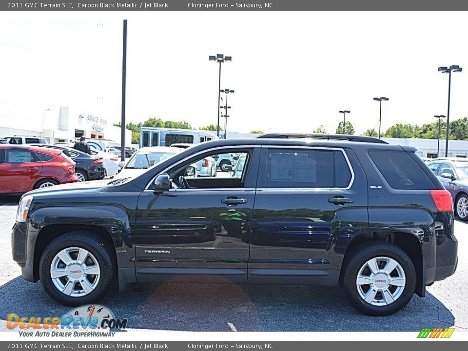2011 GMC Terrain SLE Carbon Black Metallic / Jet Black Photo #6