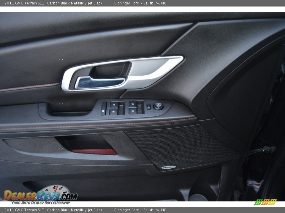 2011 GMC Terrain SLE Carbon Black Metallic / Jet Black Photo #8