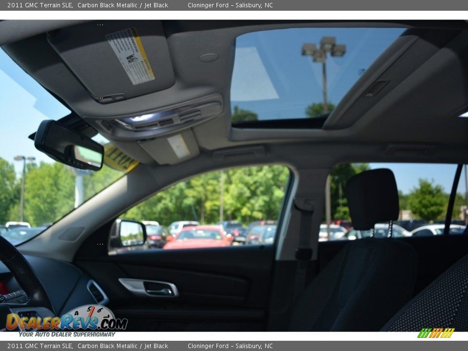 2011 GMC Terrain SLE Carbon Black Metallic / Jet Black Photo #9