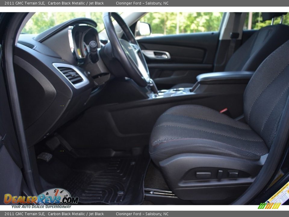 2011 GMC Terrain SLE Carbon Black Metallic / Jet Black Photo #10