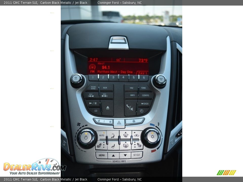 2011 GMC Terrain SLE Carbon Black Metallic / Jet Black Photo #17