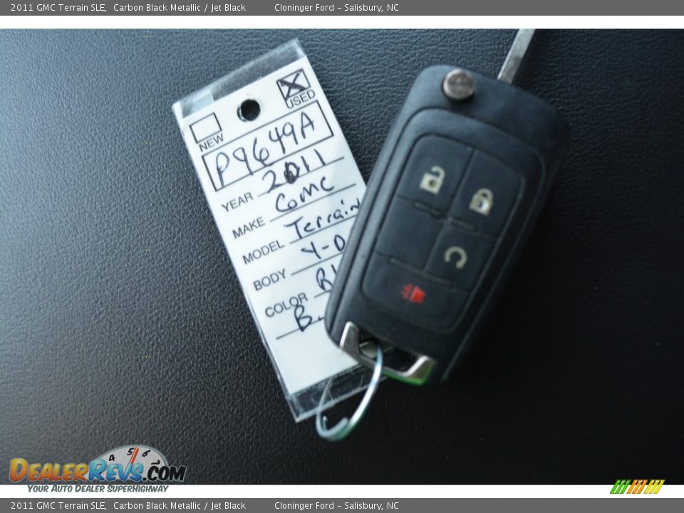 2011 GMC Terrain SLE Carbon Black Metallic / Jet Black Photo #25