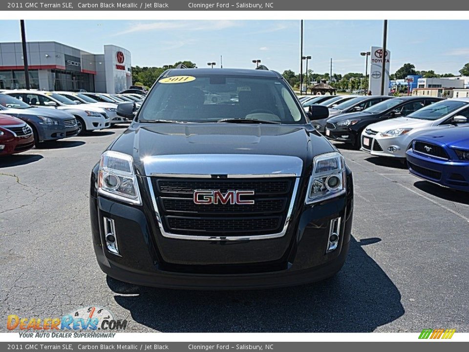2011 GMC Terrain SLE Carbon Black Metallic / Jet Black Photo #26