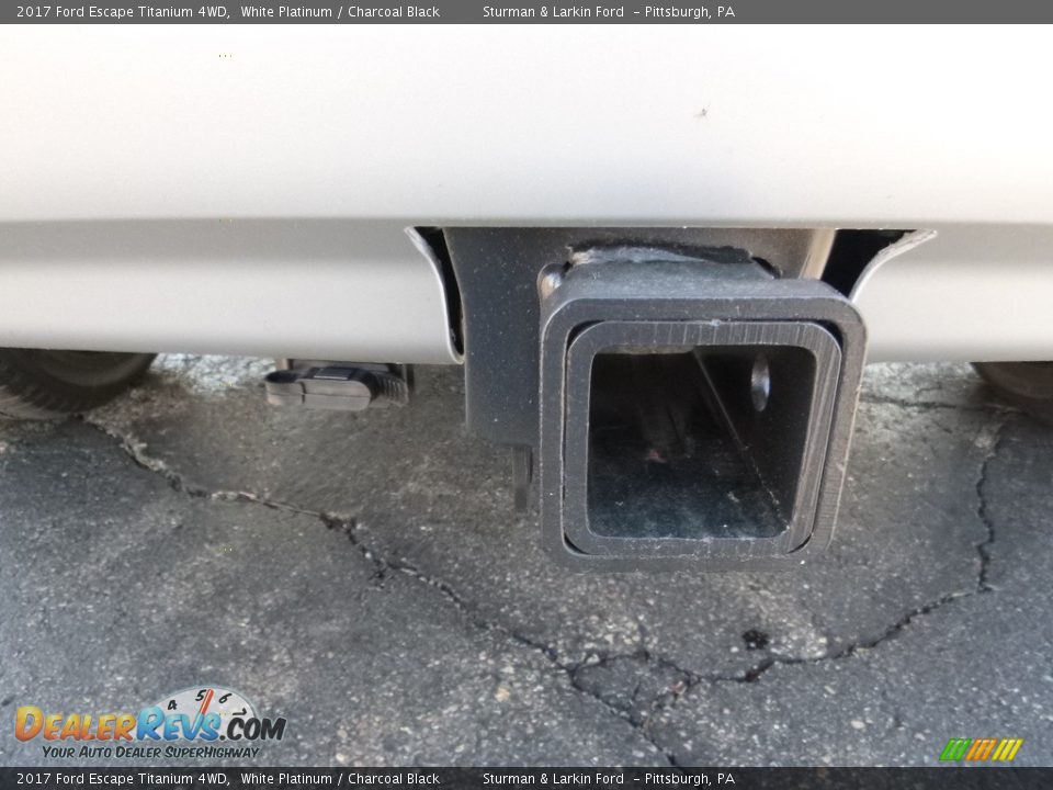 2017 Ford Escape Titanium 4WD White Platinum / Charcoal Black Photo #3