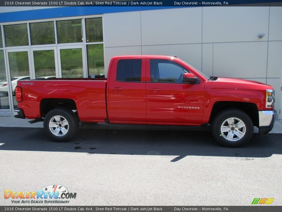 2016 Chevrolet Silverado 1500 LT Double Cab 4x4 Siren Red Tintcoat / Dark Ash/Jet Black Photo #2