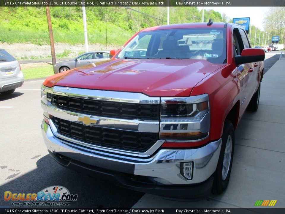 2016 Chevrolet Silverado 1500 LT Double Cab 4x4 Siren Red Tintcoat / Dark Ash/Jet Black Photo #6