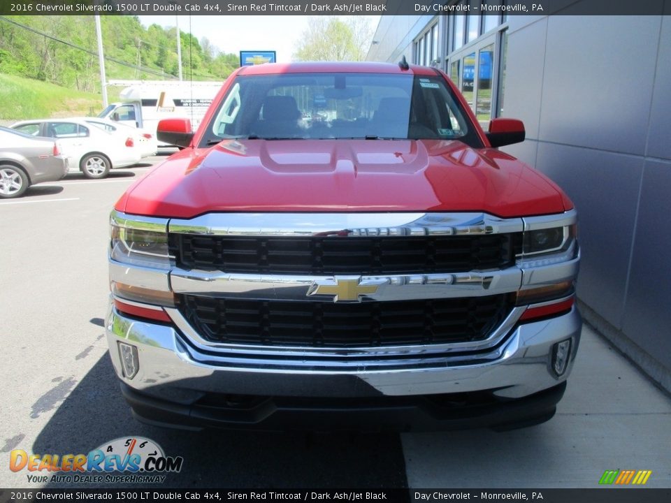 2016 Chevrolet Silverado 1500 LT Double Cab 4x4 Siren Red Tintcoat / Dark Ash/Jet Black Photo #7