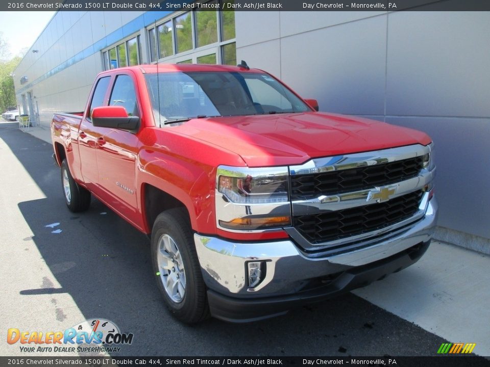 2016 Chevrolet Silverado 1500 LT Double Cab 4x4 Siren Red Tintcoat / Dark Ash/Jet Black Photo #8