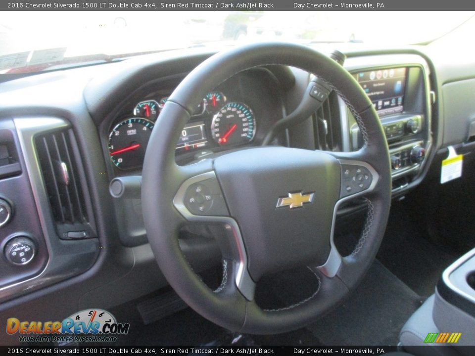 2016 Chevrolet Silverado 1500 LT Double Cab 4x4 Siren Red Tintcoat / Dark Ash/Jet Black Photo #12