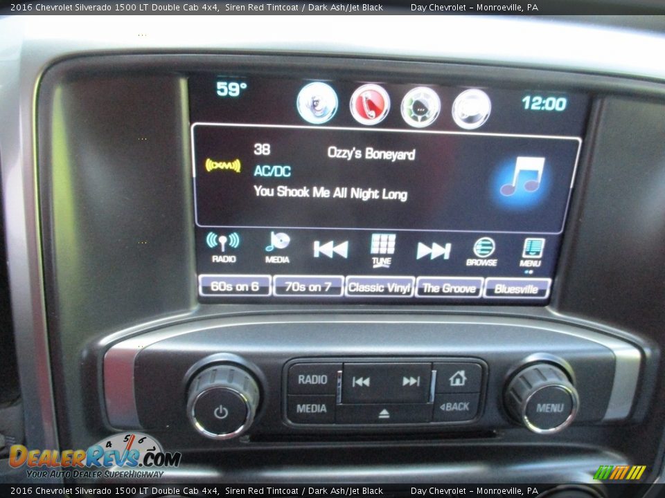 2016 Chevrolet Silverado 1500 LT Double Cab 4x4 Siren Red Tintcoat / Dark Ash/Jet Black Photo #14