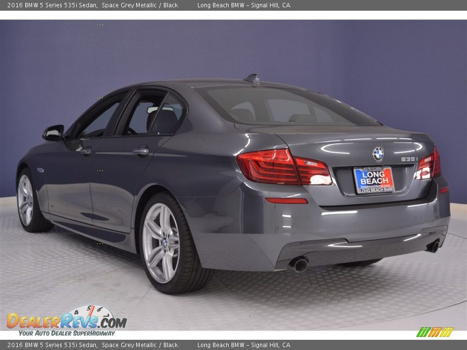 2016 BMW 5 Series 535i Sedan Space Grey Metallic / Black Photo #4