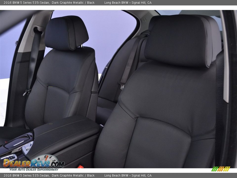 2016 BMW 5 Series 535i Sedan Dark Graphite Metallic / Black Photo #7