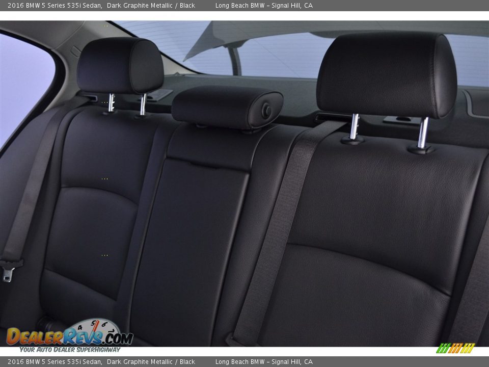 2016 BMW 5 Series 535i Sedan Dark Graphite Metallic / Black Photo #8