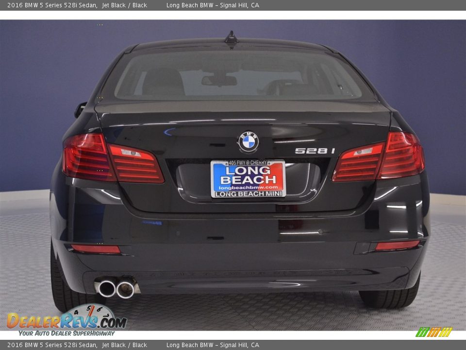 2016 BMW 5 Series 528i Sedan Jet Black / Black Photo #5