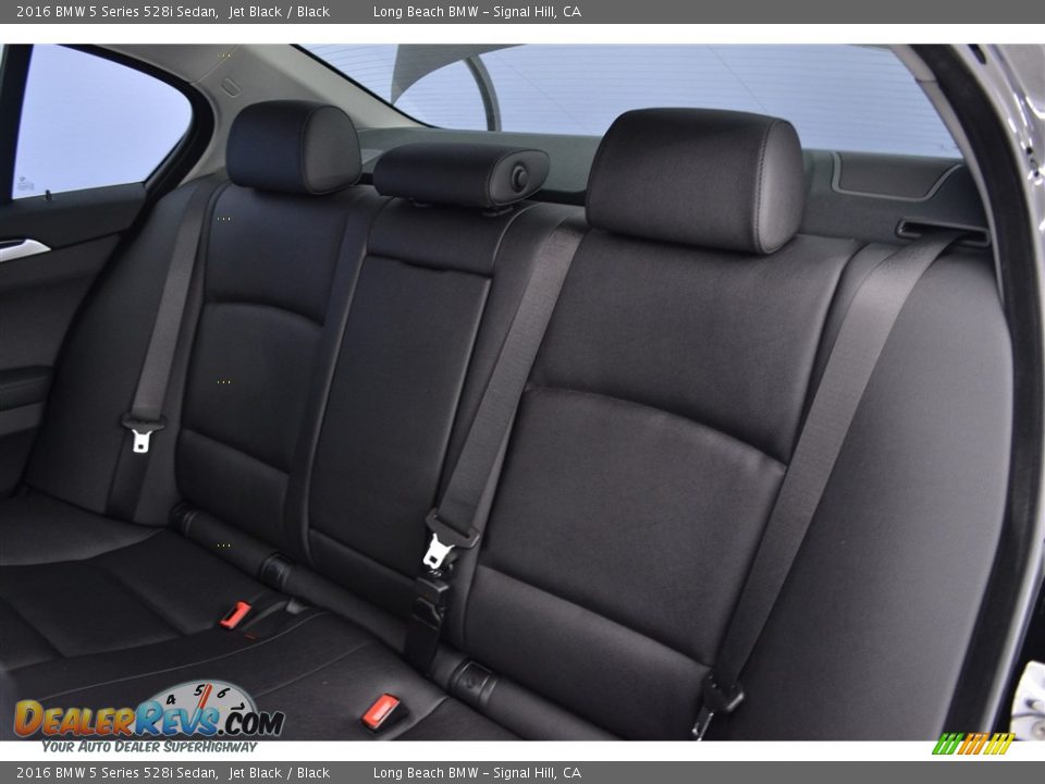 2016 BMW 5 Series 528i Sedan Jet Black / Black Photo #8