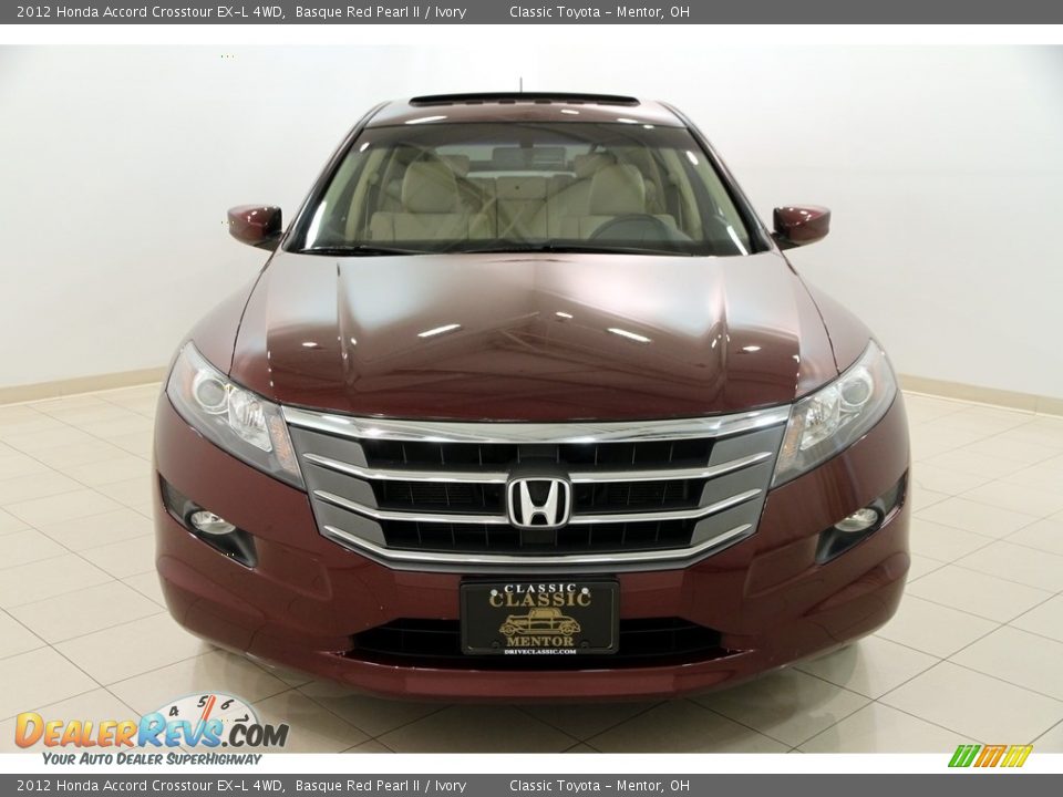 2012 Honda Accord Crosstour EX-L 4WD Basque Red Pearl II / Ivory Photo #2