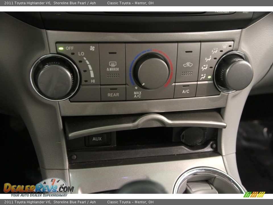 2011 Toyota Highlander V6 Shoreline Blue Pearl / Ash Photo #10