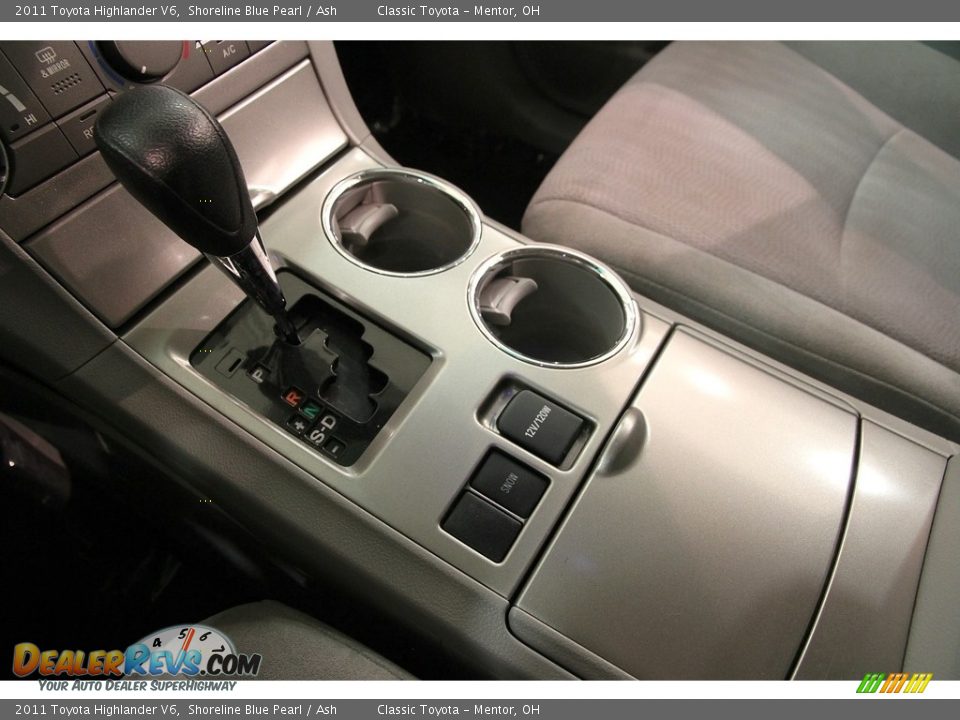 2011 Toyota Highlander V6 Shoreline Blue Pearl / Ash Photo #11