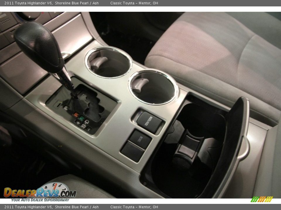 2011 Toyota Highlander V6 Shoreline Blue Pearl / Ash Photo #12