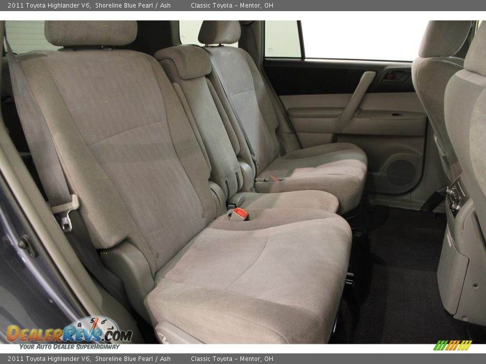 2011 Toyota Highlander V6 Shoreline Blue Pearl / Ash Photo #14