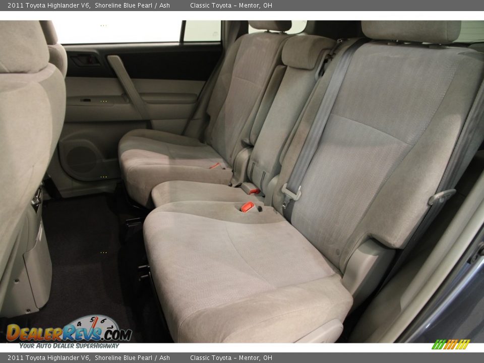 2011 Toyota Highlander V6 Shoreline Blue Pearl / Ash Photo #15