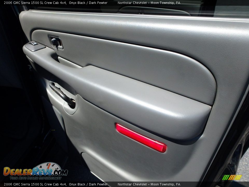 2006 GMC Sierra 1500 SL Crew Cab 4x4 Onyx Black / Dark Pewter Photo #19