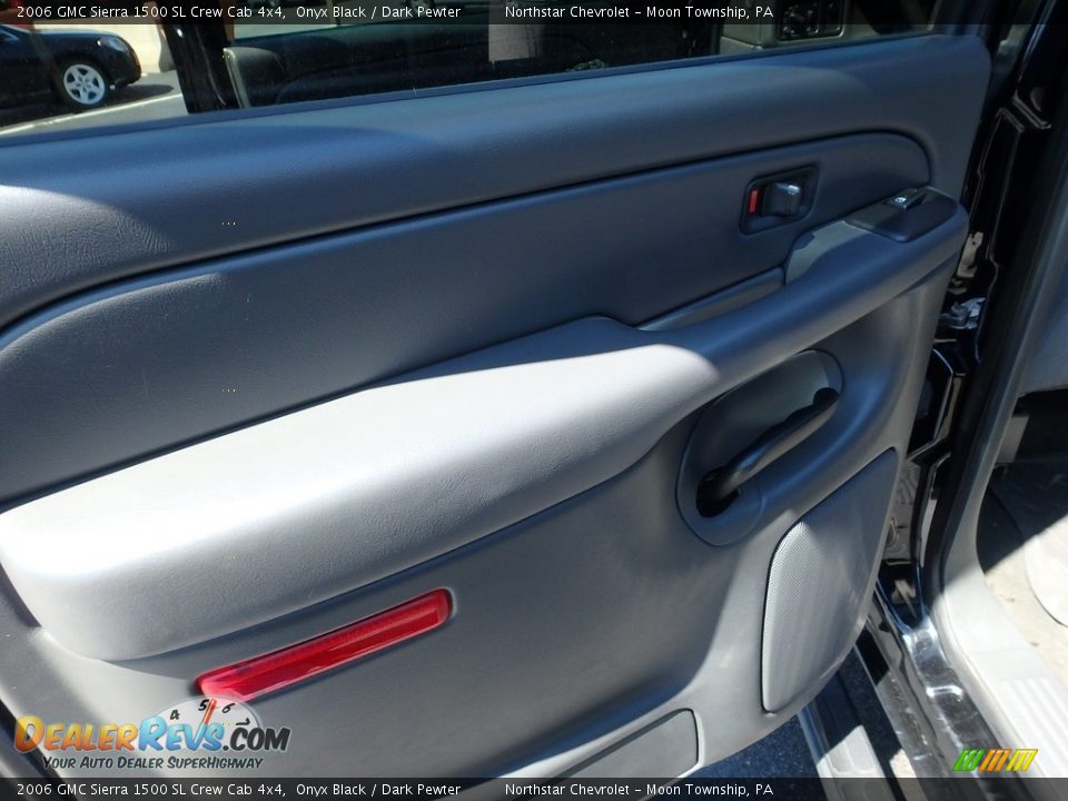 2006 GMC Sierra 1500 SL Crew Cab 4x4 Onyx Black / Dark Pewter Photo #23