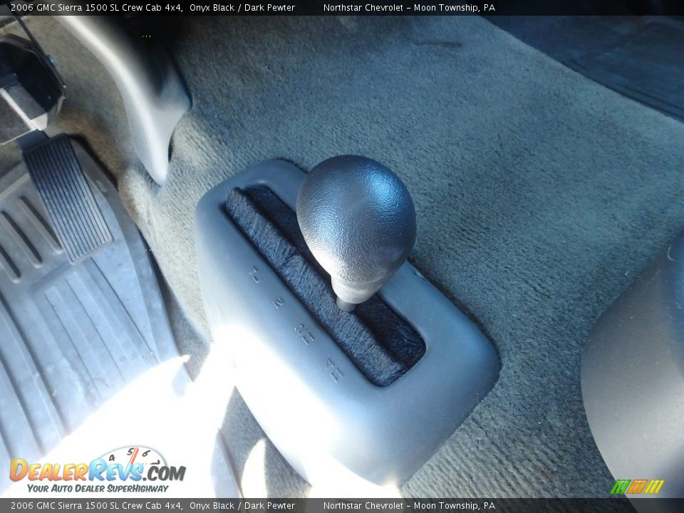 2006 GMC Sierra 1500 SL Crew Cab 4x4 Onyx Black / Dark Pewter Photo #26