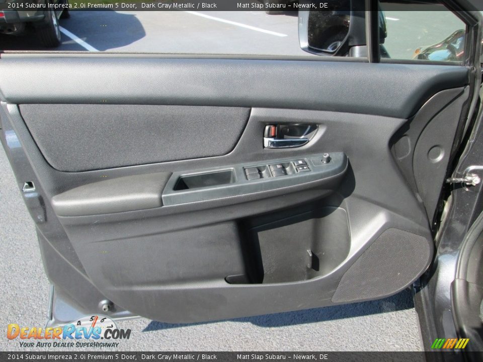 2014 Subaru Impreza 2.0i Premium 5 Door Dark Gray Metallic / Black Photo #13