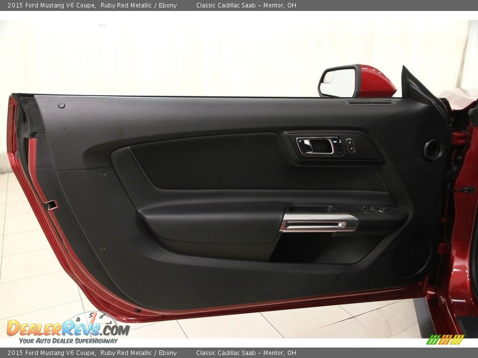 2015 Ford Mustang V6 Coupe Ruby Red Metallic / Ebony Photo #5