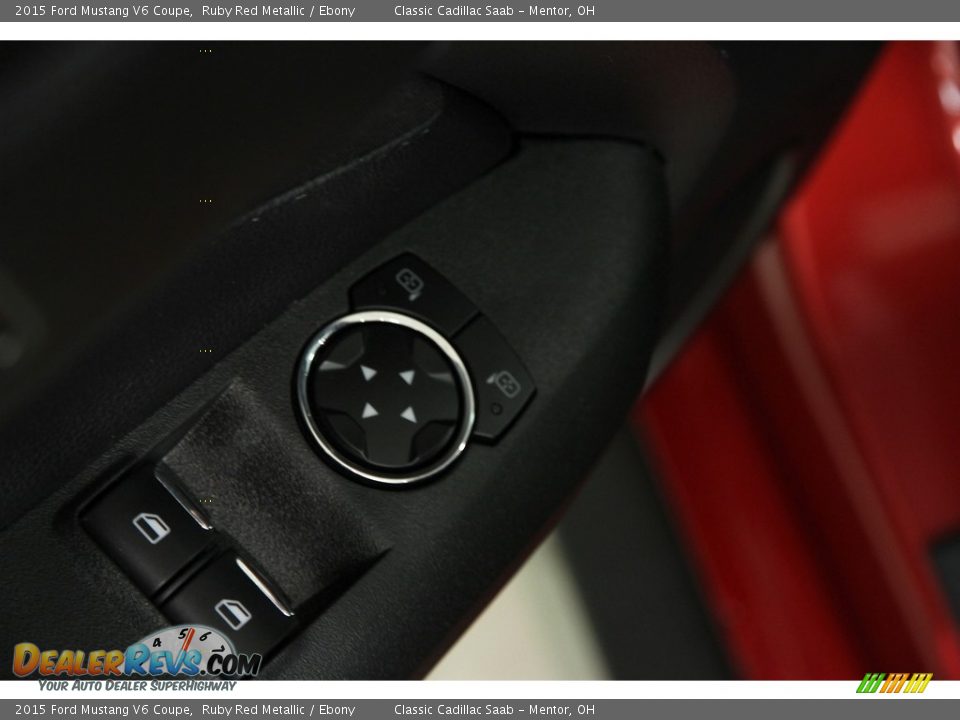 2015 Ford Mustang V6 Coupe Ruby Red Metallic / Ebony Photo #7