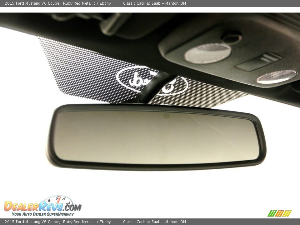 2015 Ford Mustang V6 Coupe Ruby Red Metallic / Ebony Photo #13
