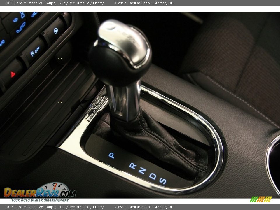 2015 Ford Mustang V6 Coupe Ruby Red Metallic / Ebony Photo #18