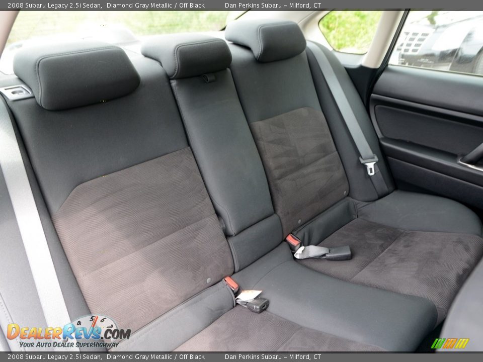 2008 Subaru Legacy 2.5i Sedan Diamond Gray Metallic / Off Black Photo #15