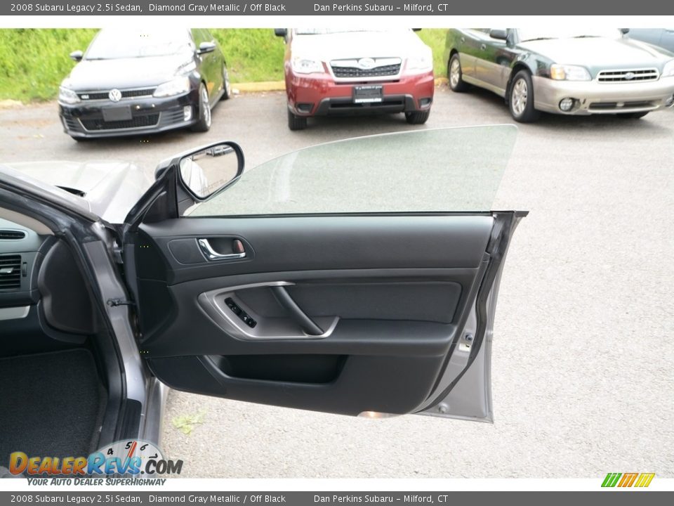 2008 Subaru Legacy 2.5i Sedan Diamond Gray Metallic / Off Black Photo #17
