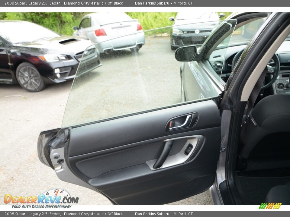 2008 Subaru Legacy 2.5i Sedan Diamond Gray Metallic / Off Black Photo #20