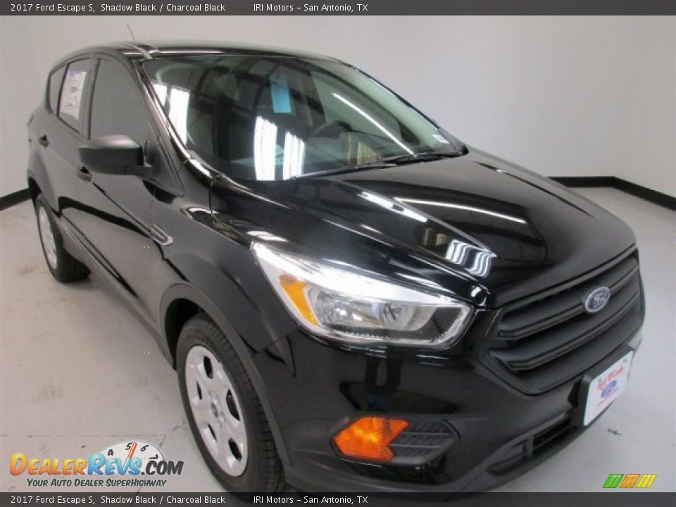 2017 Ford Escape S Shadow Black / Charcoal Black Photo #2