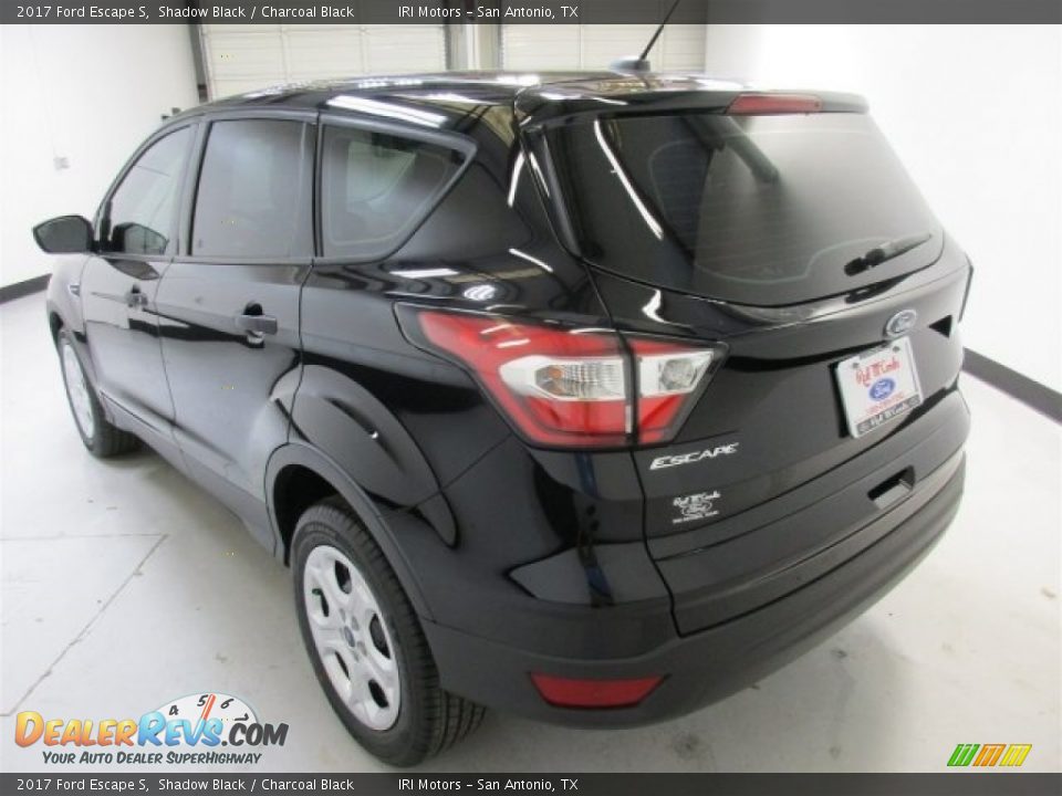 2017 Ford Escape S Shadow Black / Charcoal Black Photo #8