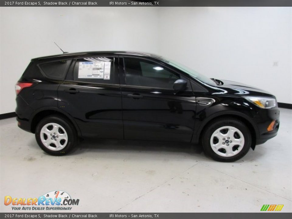 2017 Ford Escape S Shadow Black / Charcoal Black Photo #12